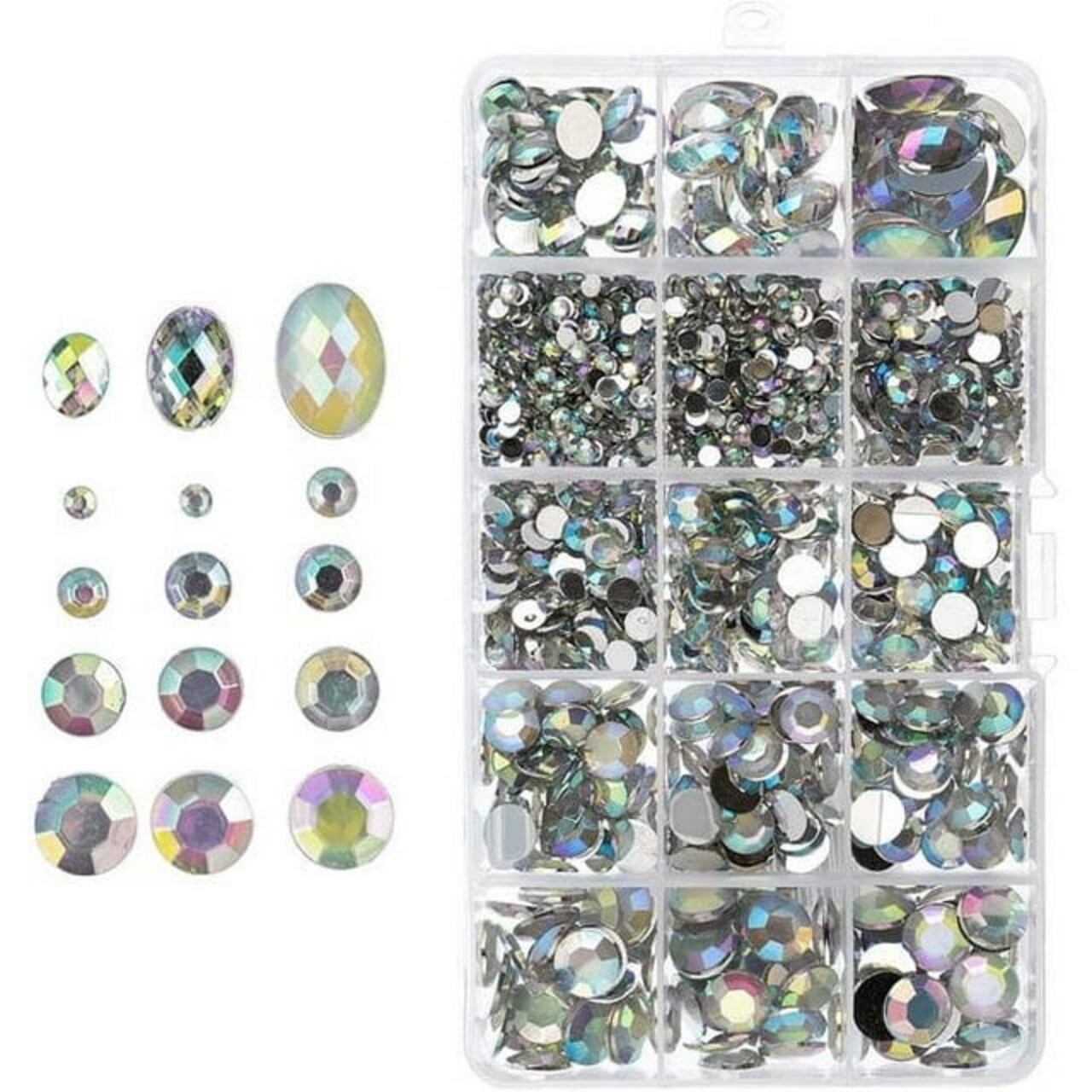 Flat crystal beads deals